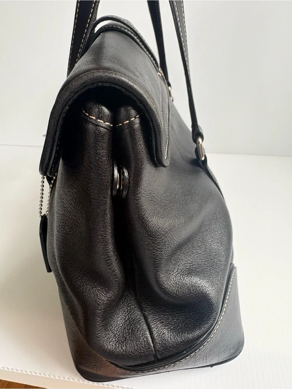 Coach sleek black